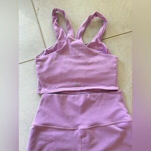 ALO Yoga Lavender Intimates Set